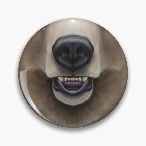 Item preview, Grizzly Bear Face designed and sold by SidianArts.
