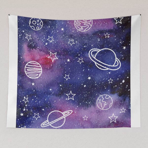 Item preview, Watercolor Space Pattern designed and sold by pauli-nai.