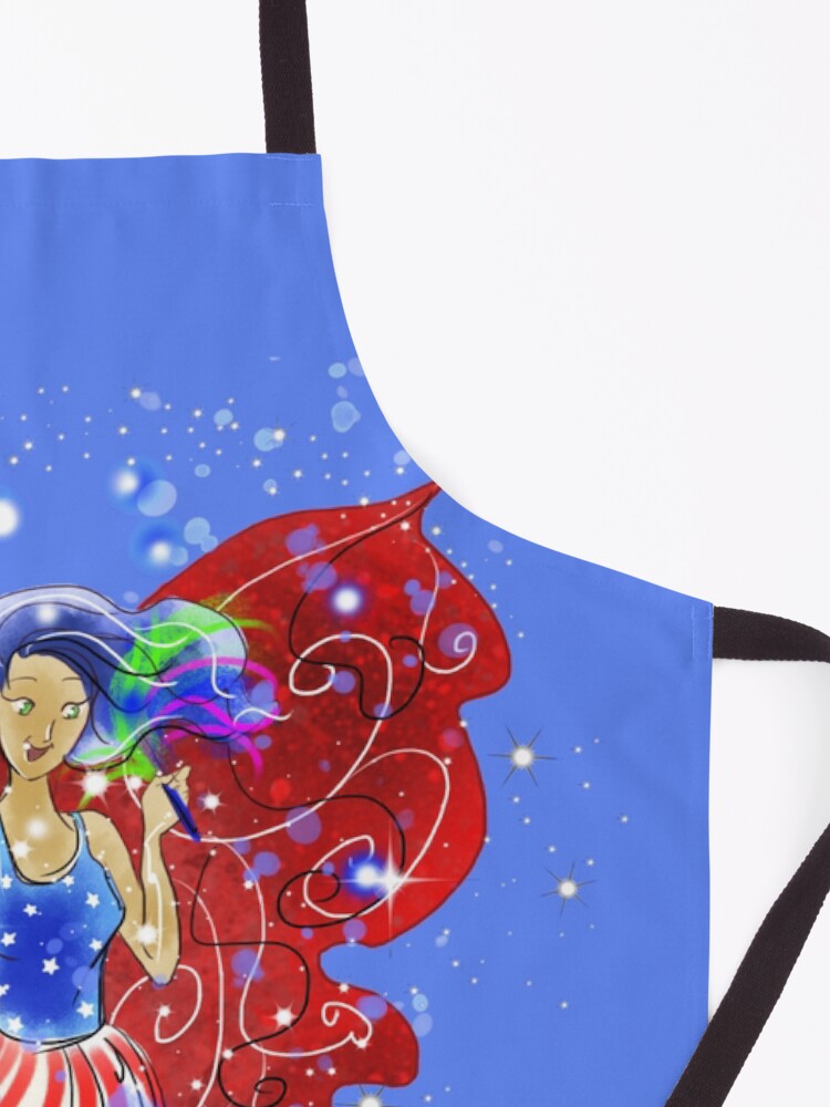 Alternate view of Patriotic Patsy The 4th Of July Fairy™ Apron