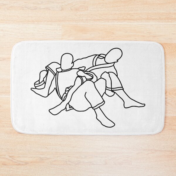 Item preview, BJJ illustration - BJJ Bow and Arrow Choke designed and sold by AJ-DesignCo.