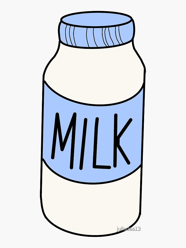 Small milk jug Sticker for Sale by juliades13