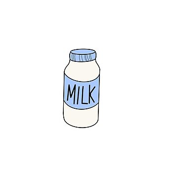 Small milk jug Sticker for Sale by juliades13