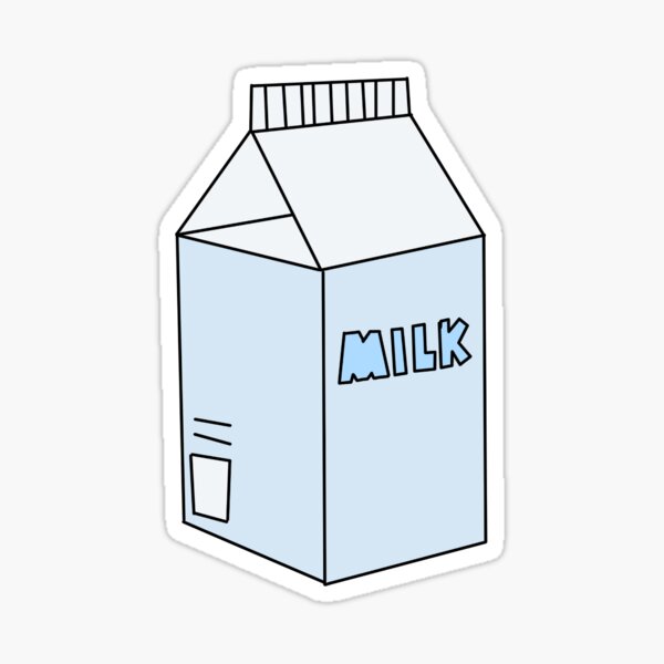 Small milk jug Sticker for Sale by juliades13