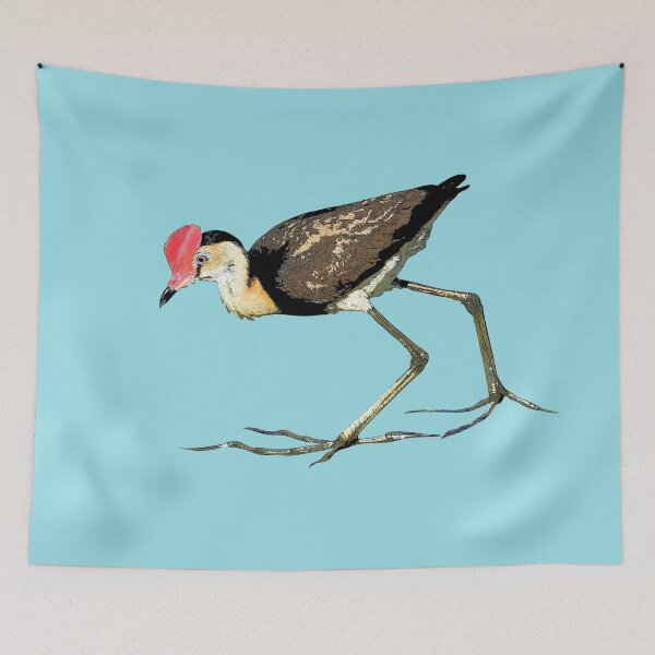 Item preview, Comb-Crested Jacana Color Print designed and sold by designsasstultd.