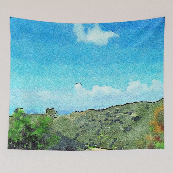 Item preview, Landscape with village designed and sold by Giuseppe Cocco.
