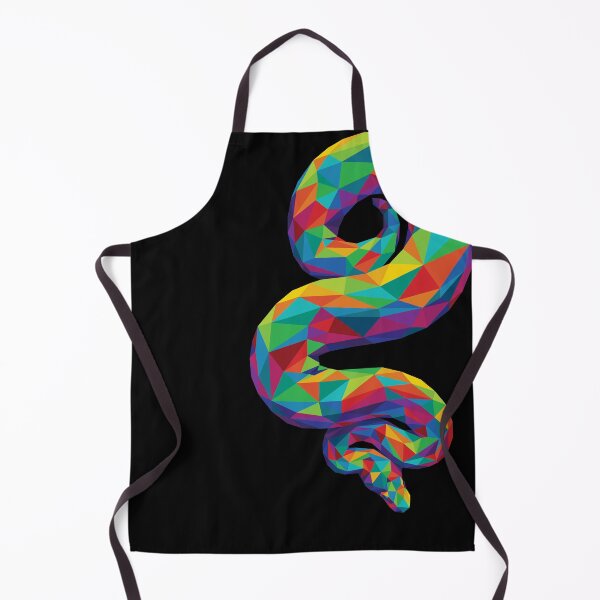 Artikelvorschau, Regenbogen-geometrische Schlange entworfen und verkauft von polliadesign.