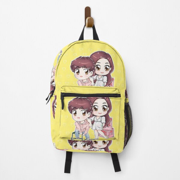 Item preview, BACKSTREET ROOKIE Dae hyun & Saet byul CHIBI - square background designed and sold by chibibyjean.