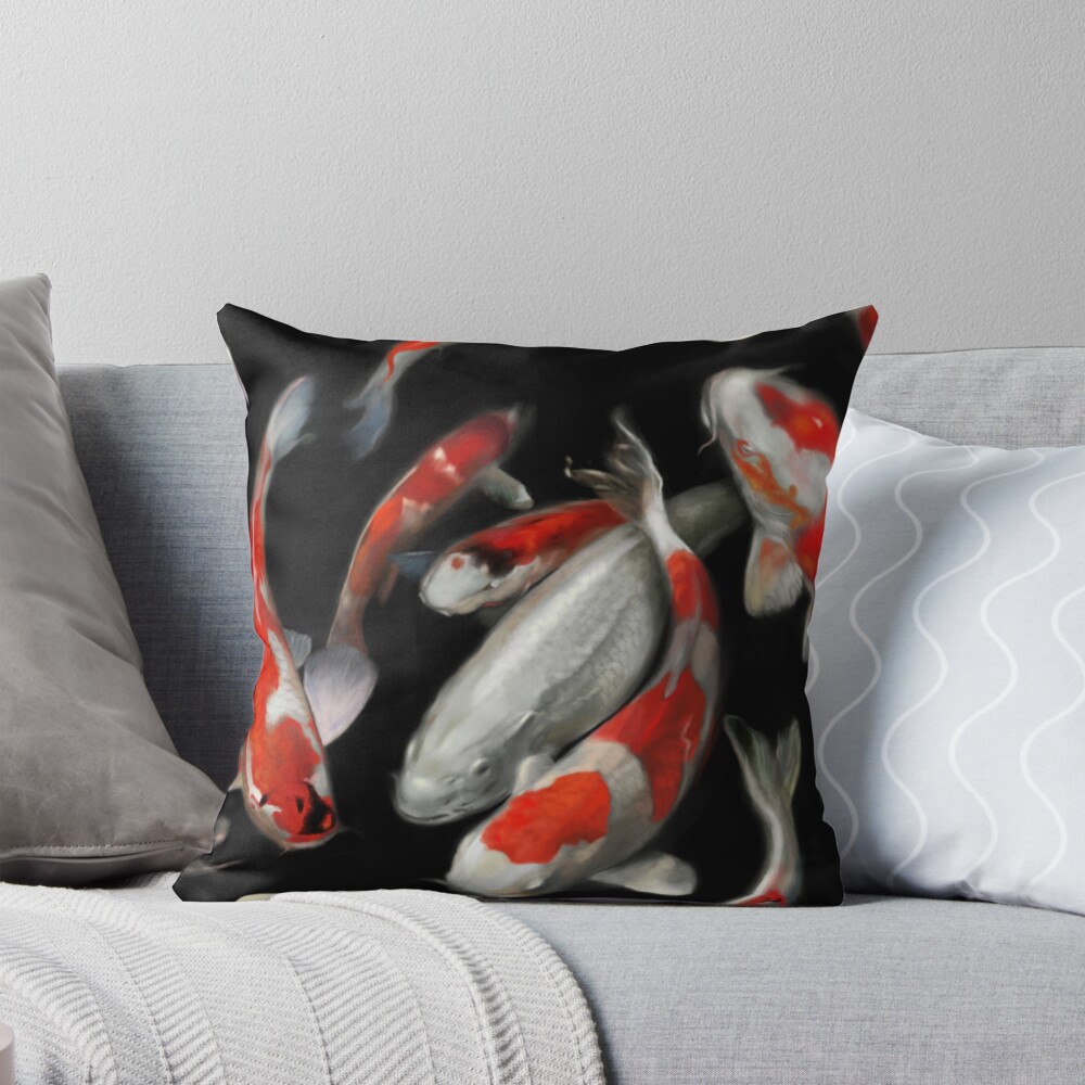 Item preview, Throw Pillow designed and sold by BoltonFineArt.