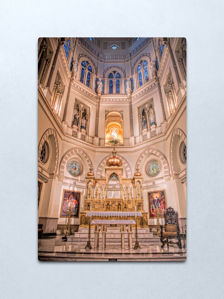 Alternate view of Immaculate Conception Catholic Church New Orleans Metal Print