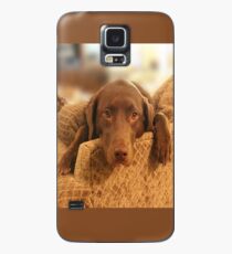 Cutie Pup - The world's Cutest Chocolate Lab Case/Skin for Samsung Galaxy