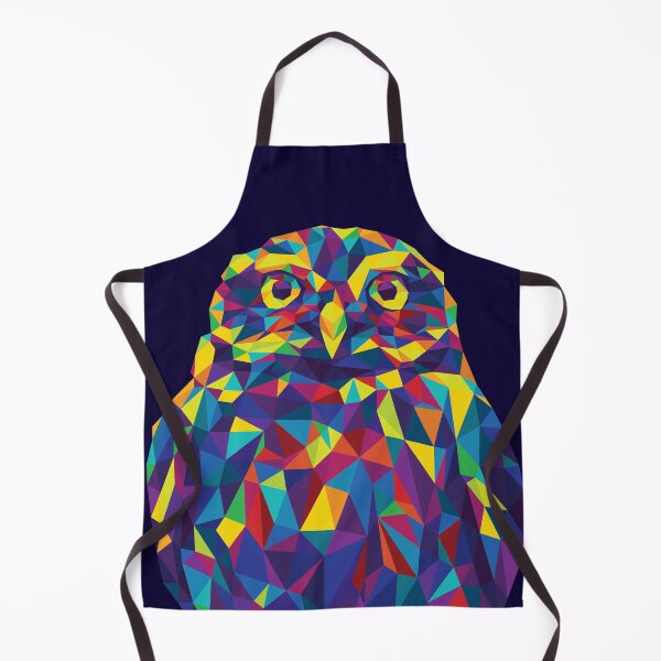 Item preview, Rainbow Geometric Owl designed and sold by polliadesign.