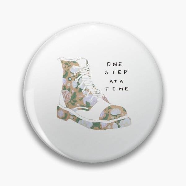 Item preview, One Step At A Time Shoe Inspirational Quote designed and sold by faithful-ink.