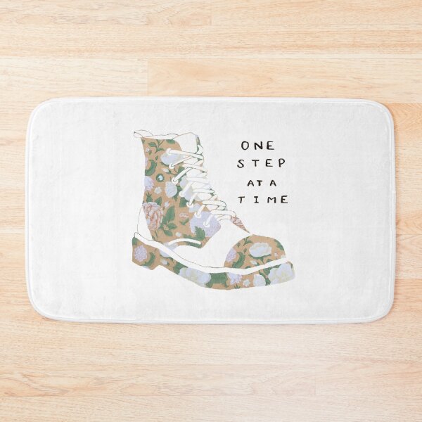 Item preview, One Step At A Time Shoe Inspirational Quote designed and sold by faithful-ink.