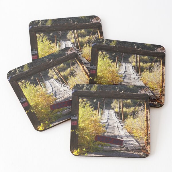 Item preview, An old bridge sits in the middle of Autumn Foliage designed and sold by MomentofPercep.