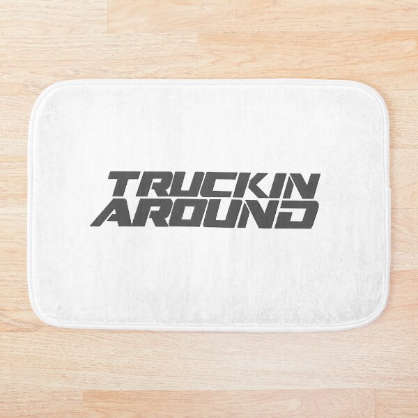 Aperçu de l'œuvre Truckin Around - Logo gris créée et vendue par Teesigned.