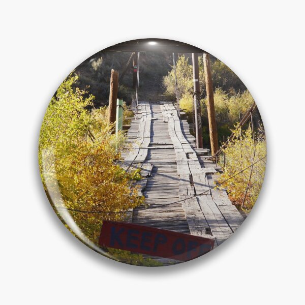 Item preview, An old bridge sits in the middle of Autumn Foliage designed and sold by MomentofPercep.