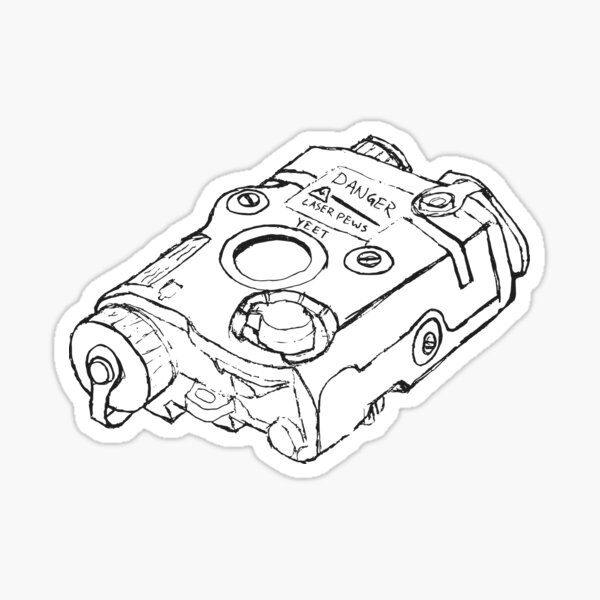 Item preview, LÁSER IR PEQ-15 ATPIAL YEET designed and sold by tacticalyeet.