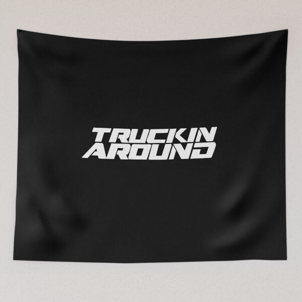 Item preview, Truckin Around - White Logo designed and sold by Teesigned.