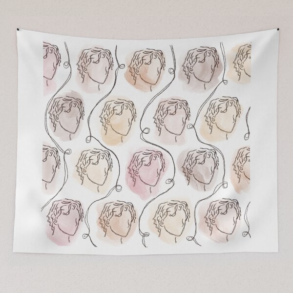 Item preview, Timothee Line Drawing Silhouette Print designed and sold by kv-designs.