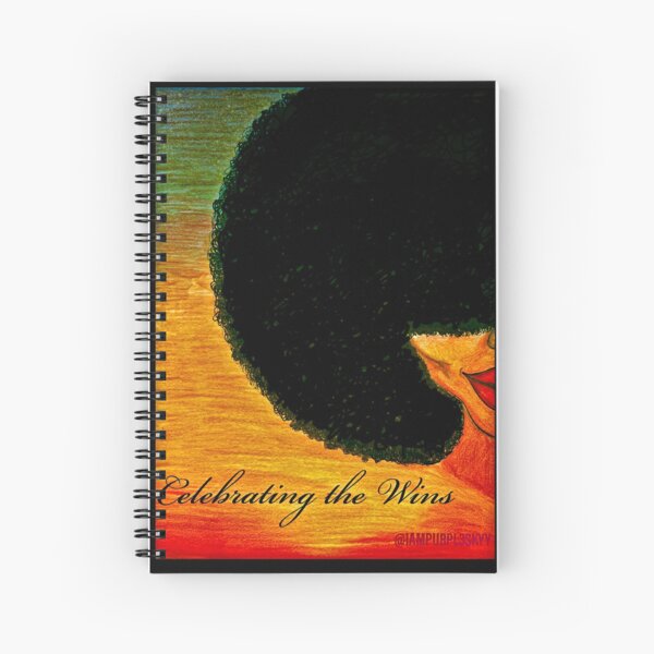 Afro Wins Spiral Notebook