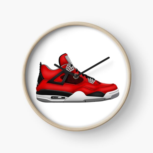 jordan shoe clock