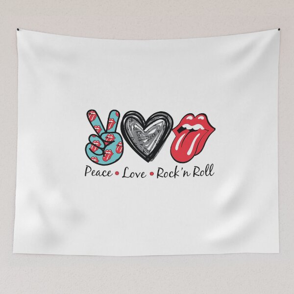 Item preview, Peace Love Rock n Roll designed and sold by CALIPRINTZ.