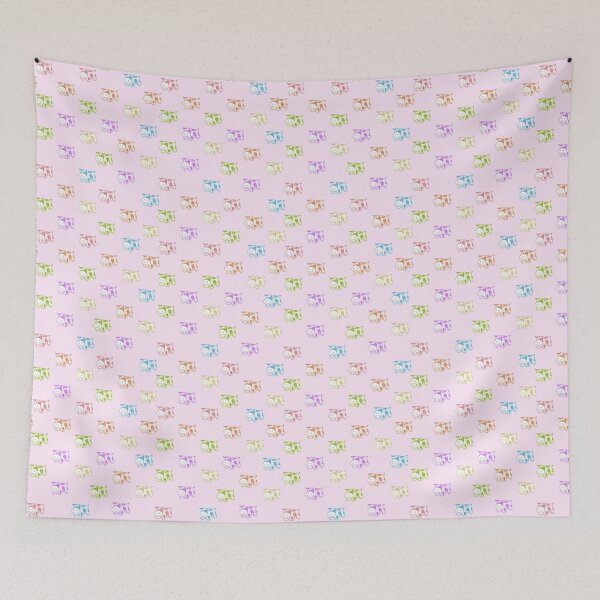 Item preview, Rainbow Strawberry Cow Pattern designed and sold by RoserinArt.