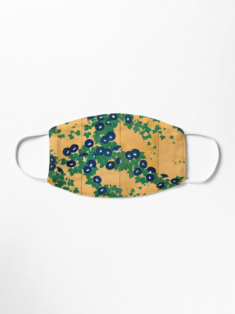 Alternate view of Morning Glories by Suzuki Kiitsu Mask