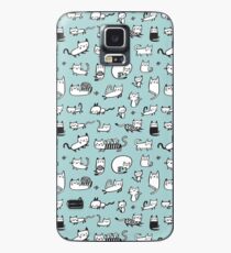Blue Kitties Case/Skin for Samsung Galaxy
