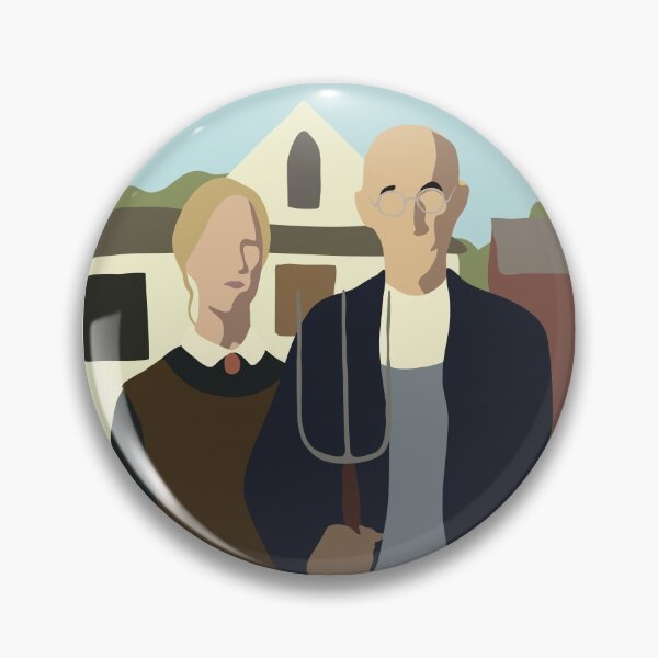 Item preview, American Gothic- Famous Art- Minimal designed and sold by melinarae.