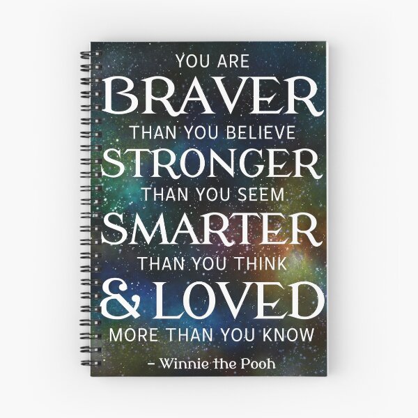 Item preview, You Are Braver, Stronger, Smarter, & Loved designed and sold by Olivia Ossege.