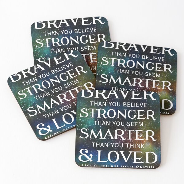 Item preview, You Are Braver, Stronger, Smarter, & Loved designed and sold by Olivia Ossege.