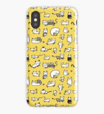 Yellow Kitties iPhone Case