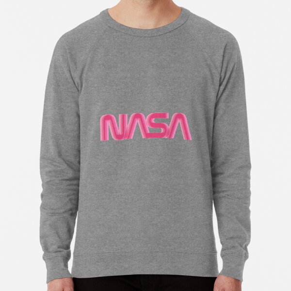 Blue and pink nasa sweatshirt hotsell
