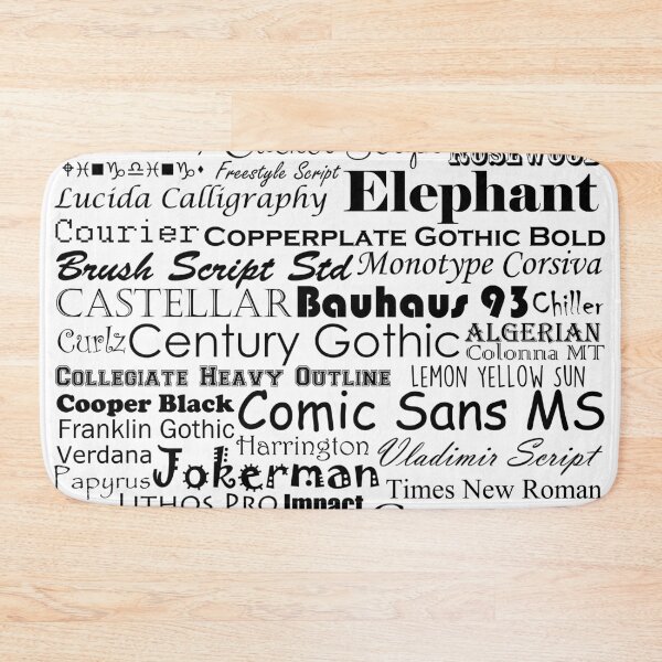 Item preview, Font Snob designed and sold by Rachael Burriss.