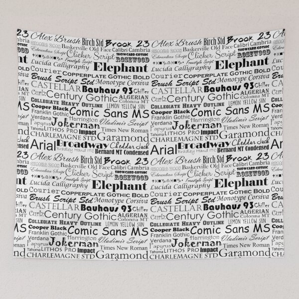 Item preview, Font Snob designed and sold by Rachael Burriss.