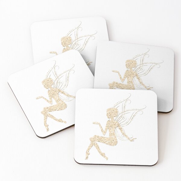 Artikelvorschau, Sitting Fairy Fairies Glitter Fairy Tale Wing Elf Magic Pattern entworfen und verkauft von digitalvintage.