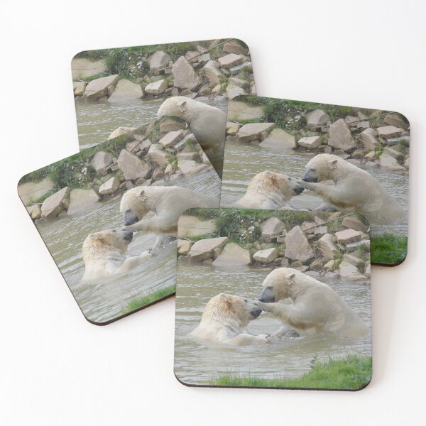 Item preview, Polar Bears playing In Water designed and sold by LoneAngel.