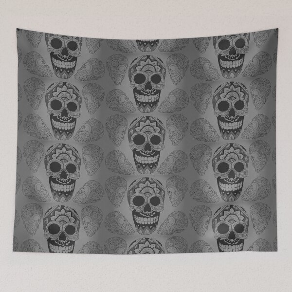 Item preview, Skull ~ Black/Grey 3 designed and sold by CeriLodge.