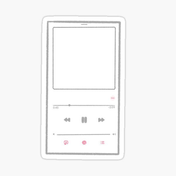 diy-blank-apple-music-light-mode-sticker-for-sale-by-ginita7900-redbubble