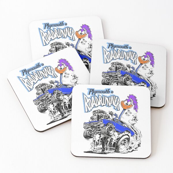 Item preview, Odd Rods Plymouth Roadrunner - Blue designed and sold by Retrostickersnz.