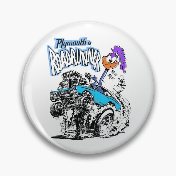 Item preview, Odd Rods Plymouth Roadrunner - Teal Blue designed and sold by Retrostickersnz.