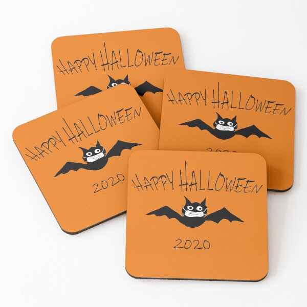 Item preview, Happy Quarantine Halloween 2020 Bat designed and sold by oxoxoxo.