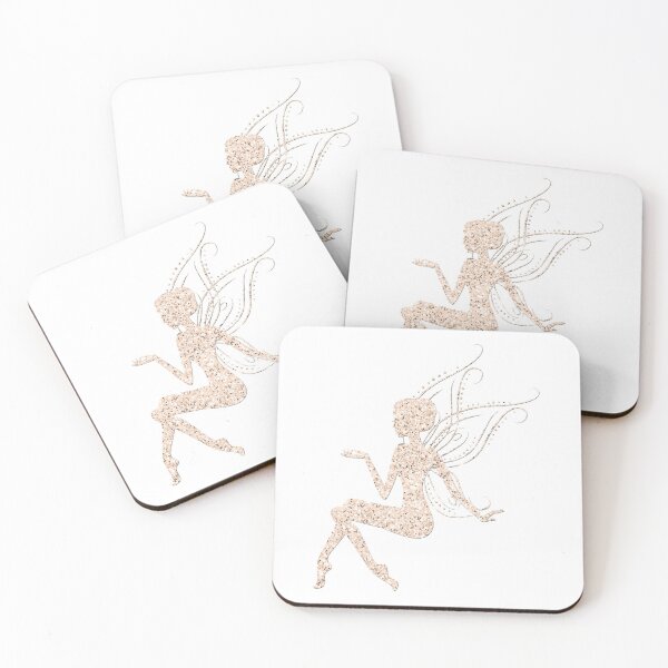 Artikelvorschau, Sitting Fairy Fairies Glitter Fairy Tale Wing Elf Magic Pattern entworfen und verkauft von digitalvintage.