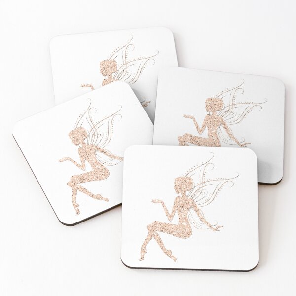 Artikelvorschau, Sitting Fairy Fairies Glitter Fairy Tale Wing Elf Magic Pattern entworfen und verkauft von digitalvintage.