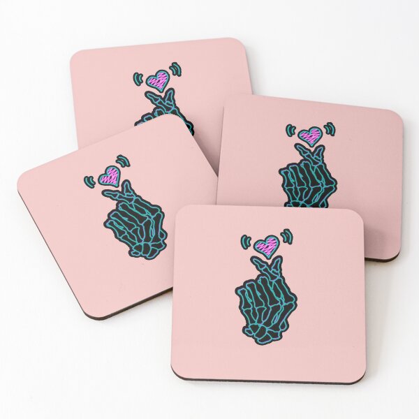 Item preview, Beautiful Skeleton Hands with A Heart Signal for Halloween	 designed and sold by Noodle Doodle.