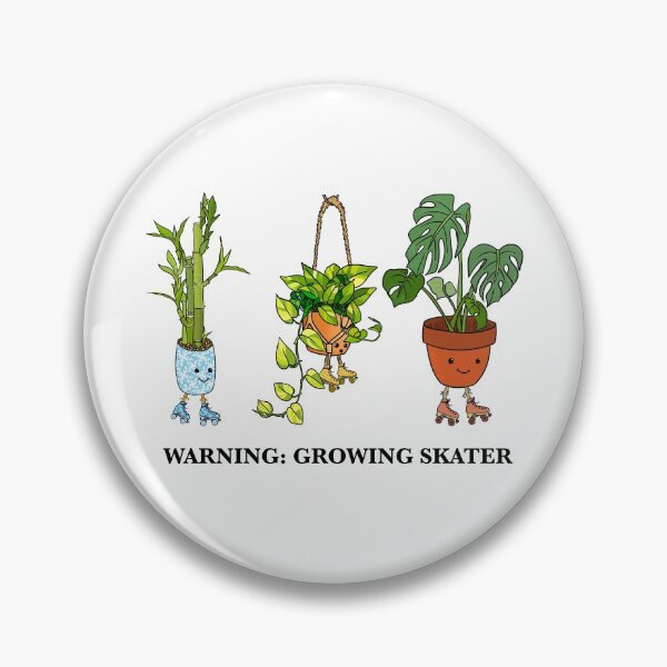 Item preview, Warning Beginner Roller Skating Potted House Plants designed and sold by Hotanist.