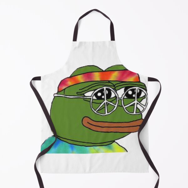 Item preview, Pepe sticker Hippie Pro Peace funny meme  designed and sold by Grace-Cop.