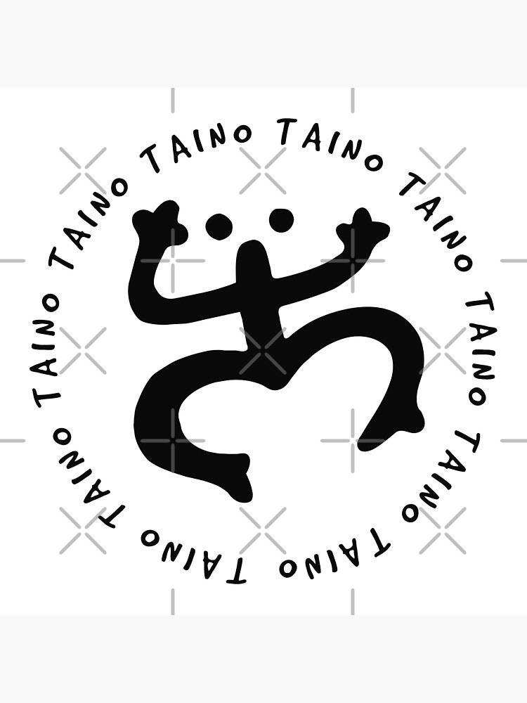 "Taino Indian Coqui Frog Symbol" Poster for Sale by RiceAndBeansToo Redbubble