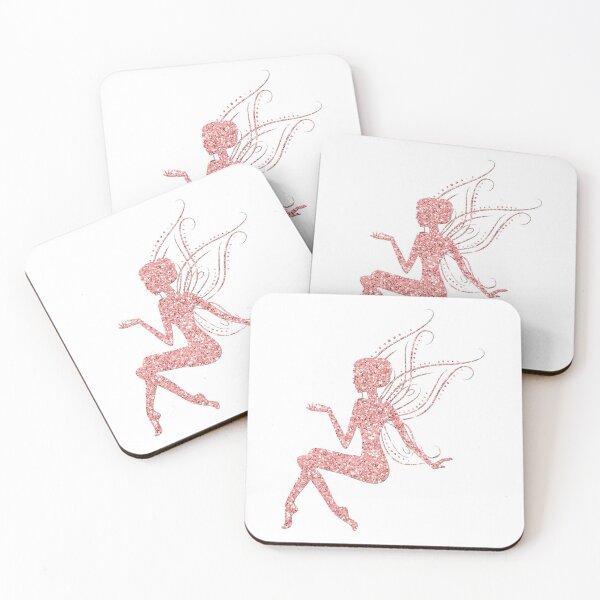 Item preview, Sitting Fairy Fairies Glitter Fairy Tale Wing Elf Magic Pattern designed and sold by digitalvintage.